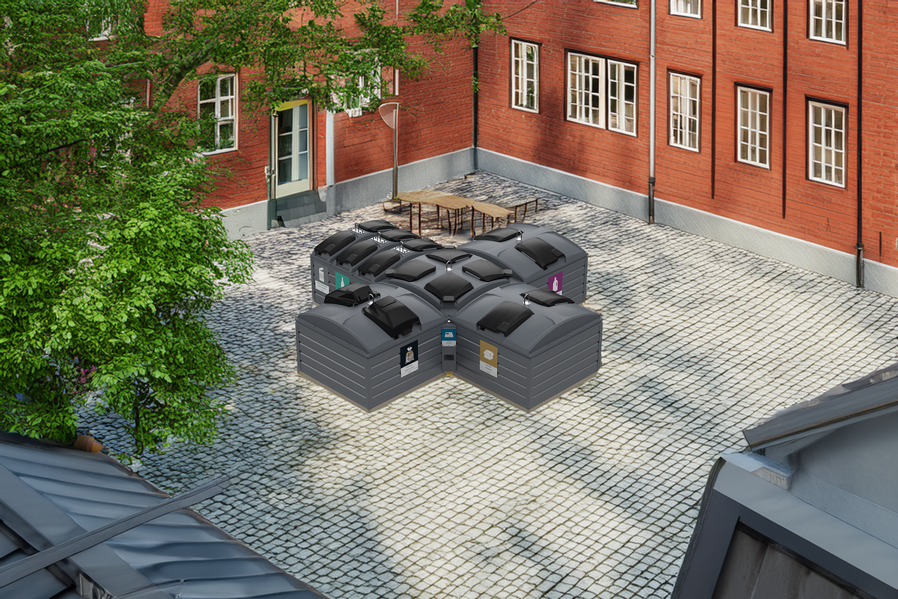 Modulaariset kierrätysjärjestelmät