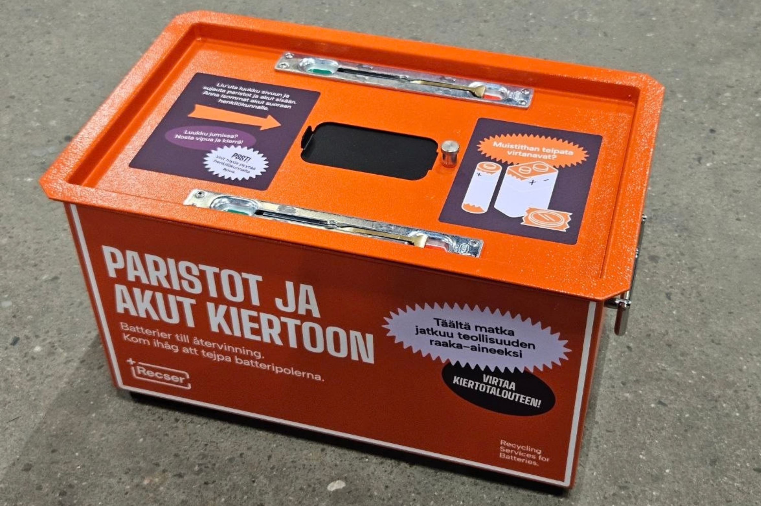 Näin Finncont ja Recser kehittivät uuden keräysastian litiumakuille
