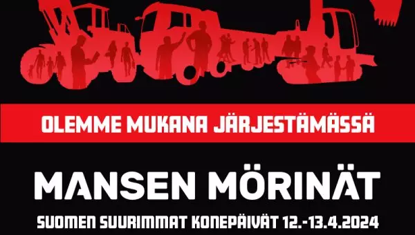 Olemme mukana Mansen Mörinät -tapahtumassa 12.-13.4.2024