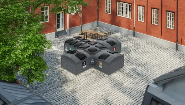 Blok2 Corner mullistaa jätehuollon – tehokkain kierrätysjärjestelmä tiiviille kaupunkiympäristölle